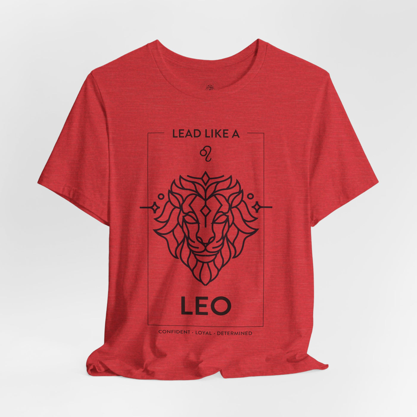 Lead Like a Leo #1 - Black on Heather Colors