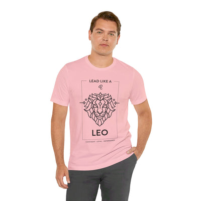 Lead Like a Leo #1 - Black on Heather Colors