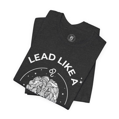 Lead Like a Leo #2 - White on Heather Colors