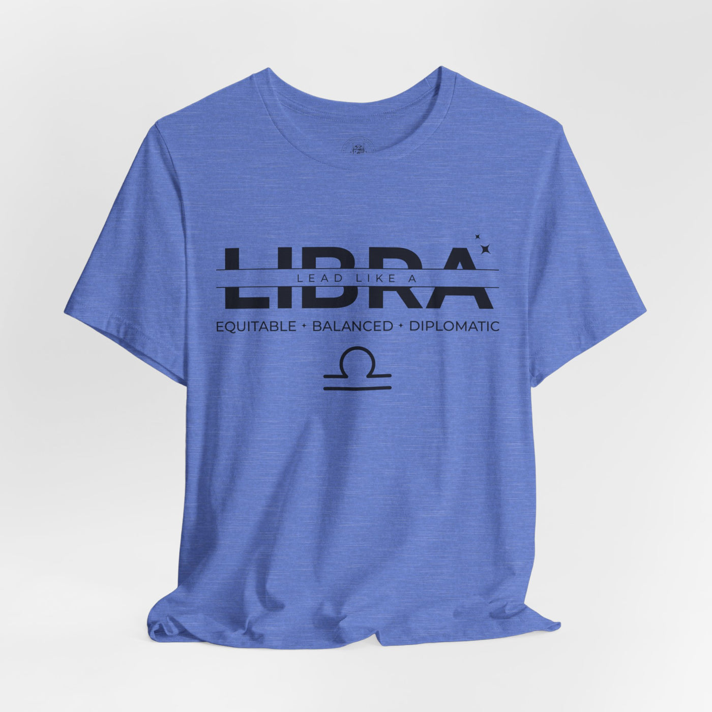 Lead Like a Libra #3 - Black on Heather Colors