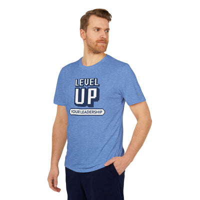 Level Up Your Leadership - adidas® Unisex Sport T-Shirt - Heather Colors