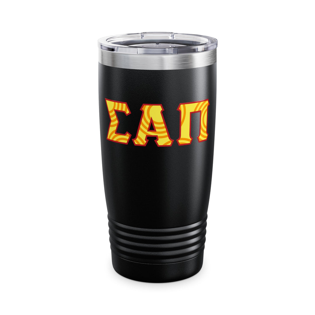 Sigma Alpha Pi - Ringneck Tumbler, 20oz - Yellow/Black