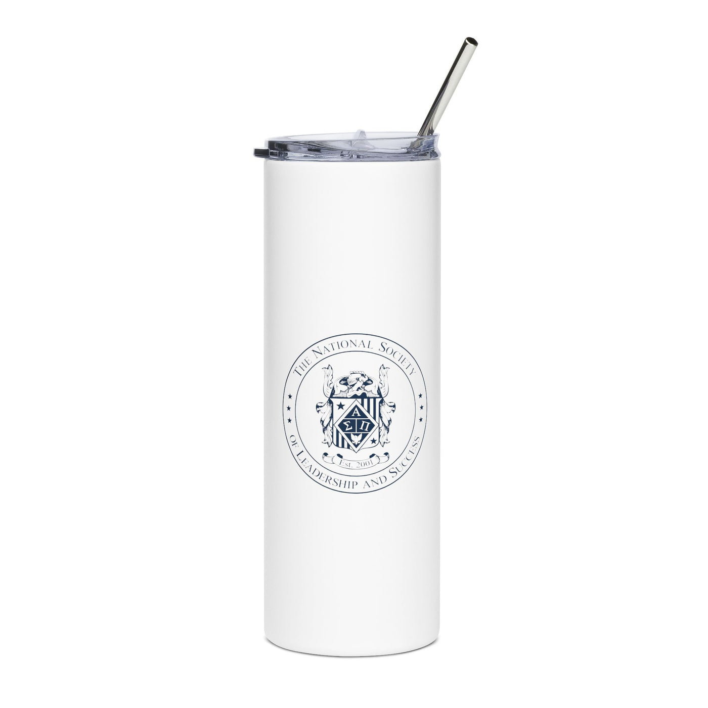 Level Up Your Leadership - Stainless Steel Tumbler with Straw - 20 oz