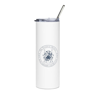 Level Up Your Leadership - Stainless Steel Tumbler with Straw - 20 oz