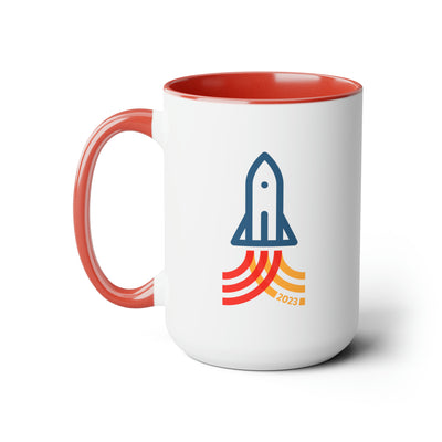 Leadership Launchpad Two-Tone Coffee Mug, 15oz