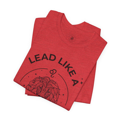 Lead Like a Leo #2 - Black on Heather Colors