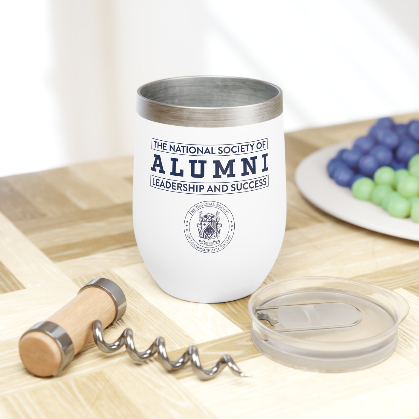 NSLS Alumni 12OZ INSULATED CURVED TUMBLER - Blue/White