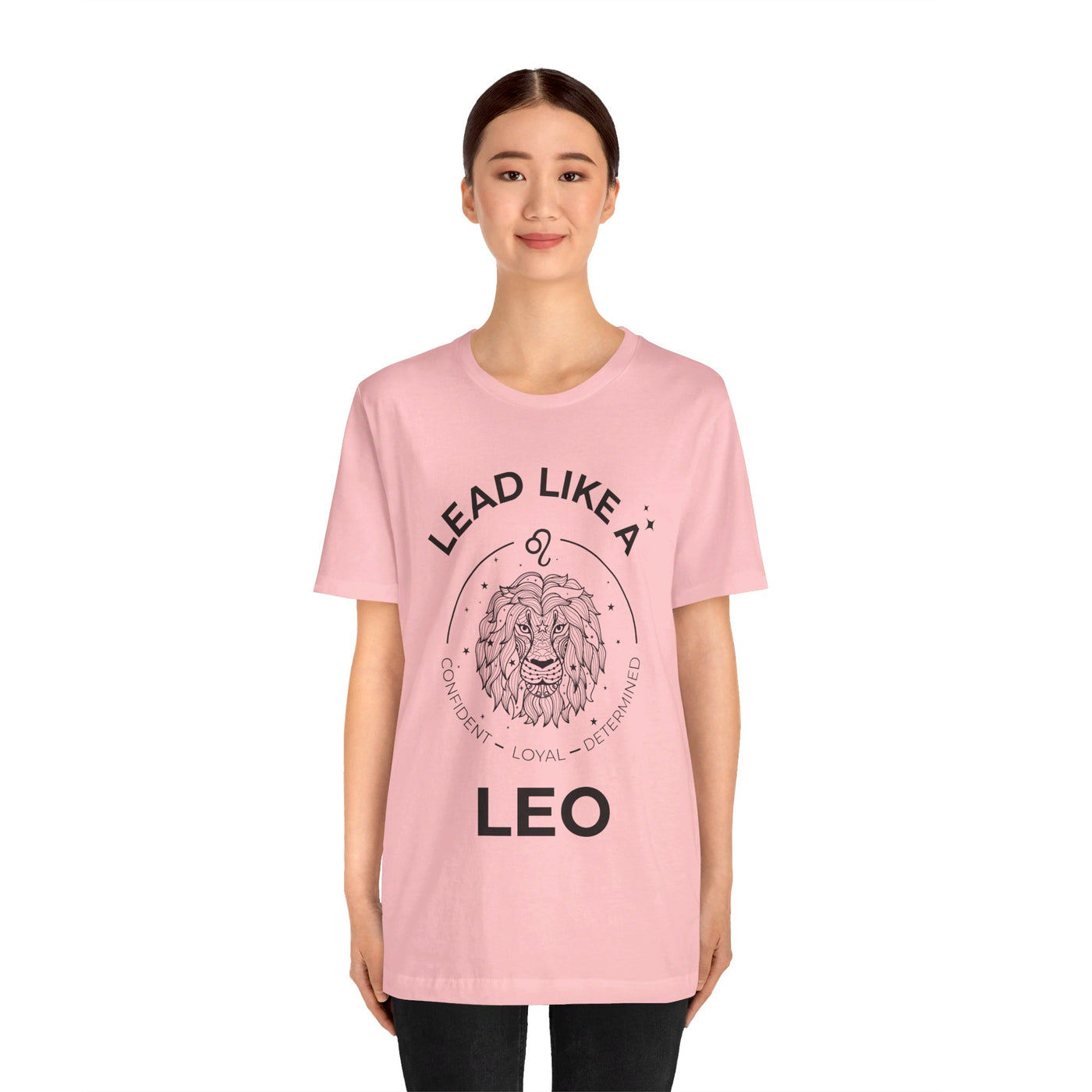 Lead Like a Leo #2 - Black on Heather Colors