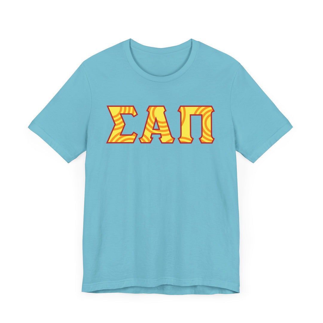 Sigma Alpha Pi Tee -  Yellow logo