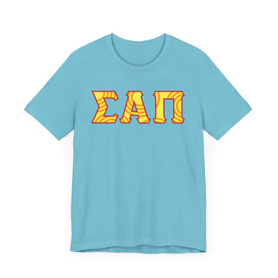 Sigma Alpha Pi Tee -  Yellow logo