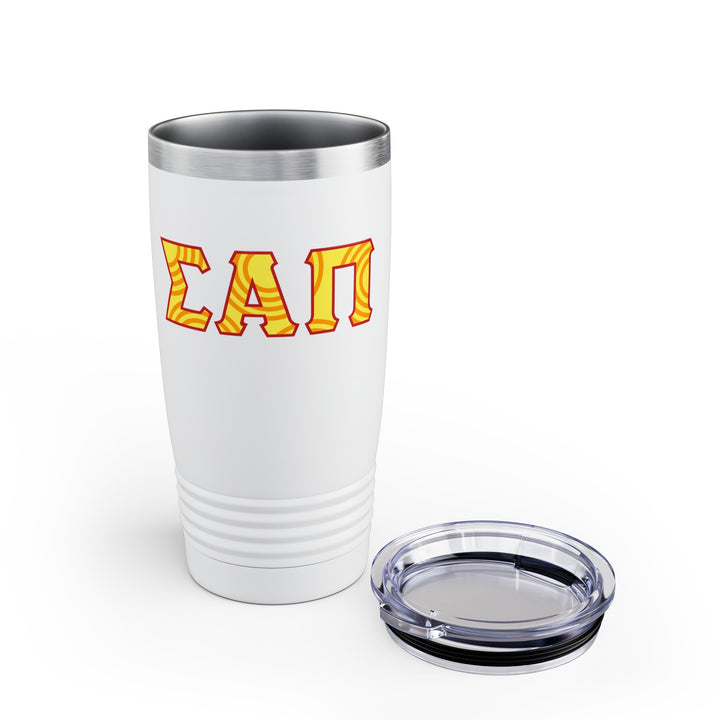 Sigma Alpha Pi - Ringneck Tumbler, 20oz - Yellow/Black