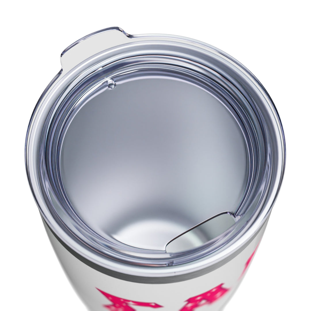 Sigma Alpha Pi - Ringneck Tumbler, 20oz - Pink/White