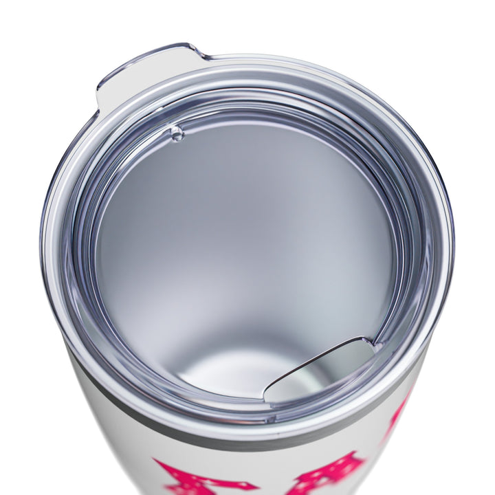 Sigma Alpha Pi - Ringneck Tumbler, 20oz - Pink/White