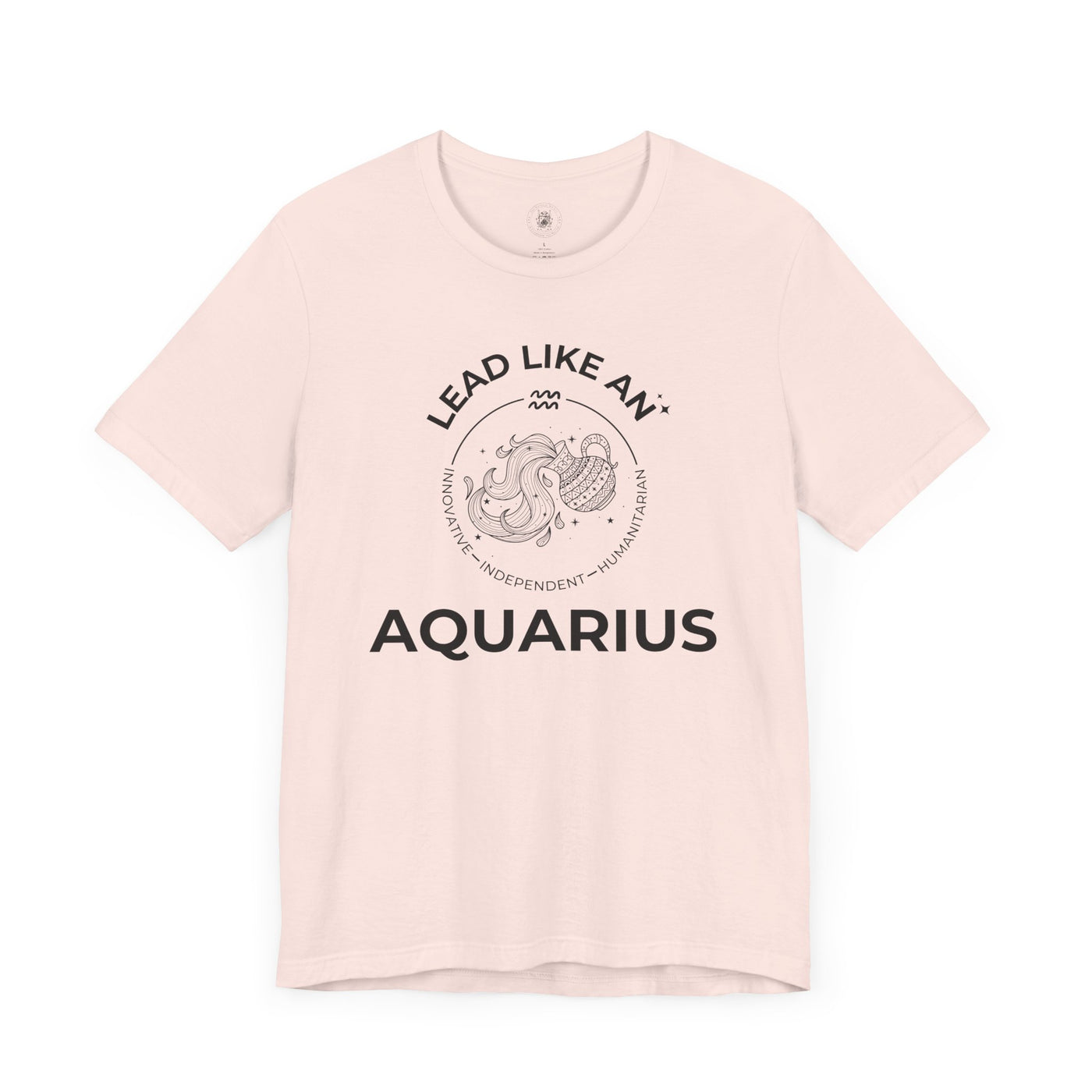 Lead Like an Aquarius #2 - Black on Heather Colors