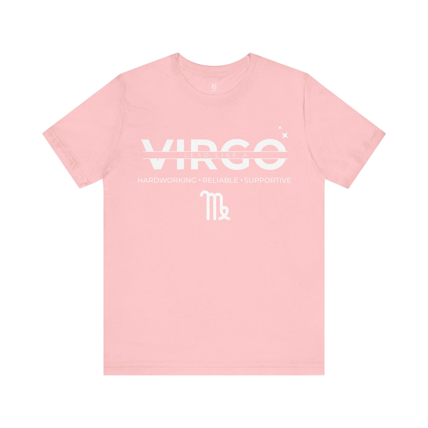 Lead Like a Virgo #3 - White on Heather Colors