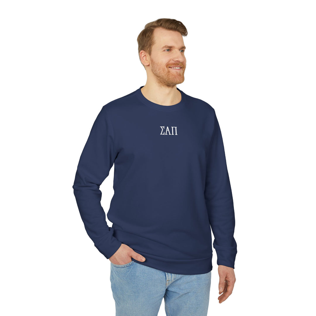 adidas® Unisex Fleece Crewneck Sweatshirt - White ΣΑΠ