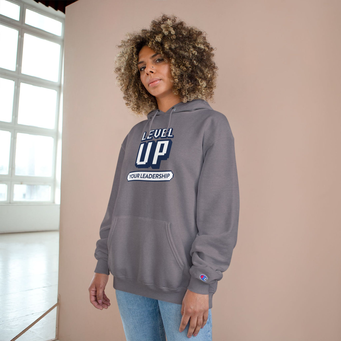 Level Up Your Leadership - Champion Hoodie