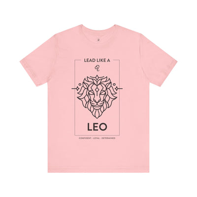 Lead Like a Leo #1 - Black on Heather Colors