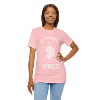 Lead Like a Virgo #2 - White on Heather Colors