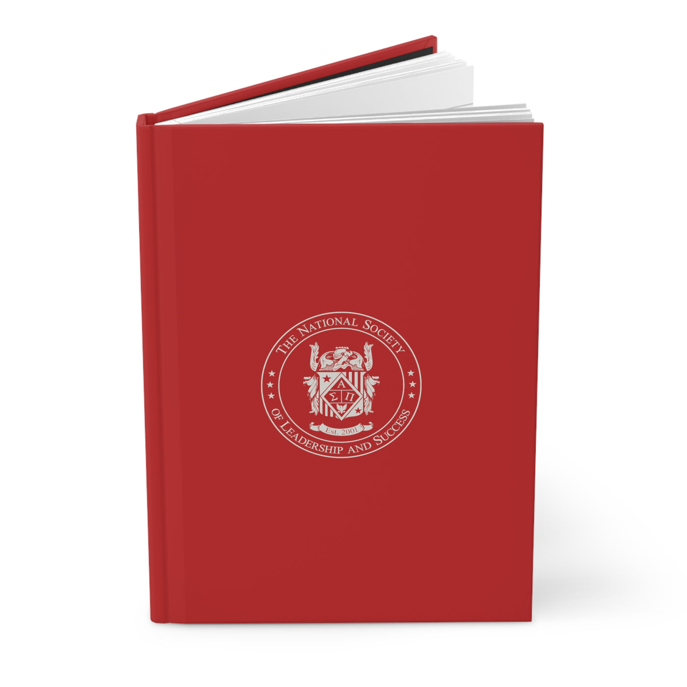 NSLS Seal Hardcover Journal Matte - Red
