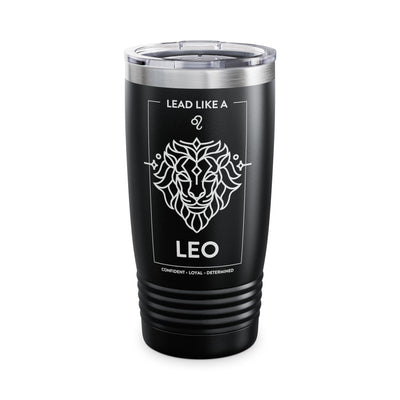 Lead Like a Leo #1 - Black Ringneck Tumbler, 20oz