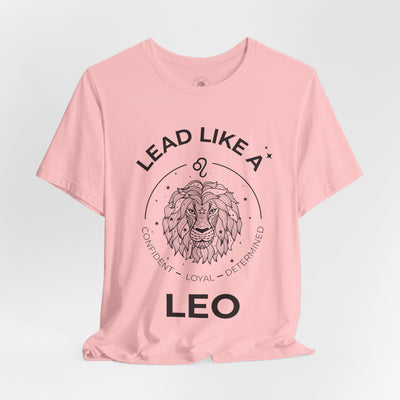 Lead Like a Leo #2 - Black on Heather Colors