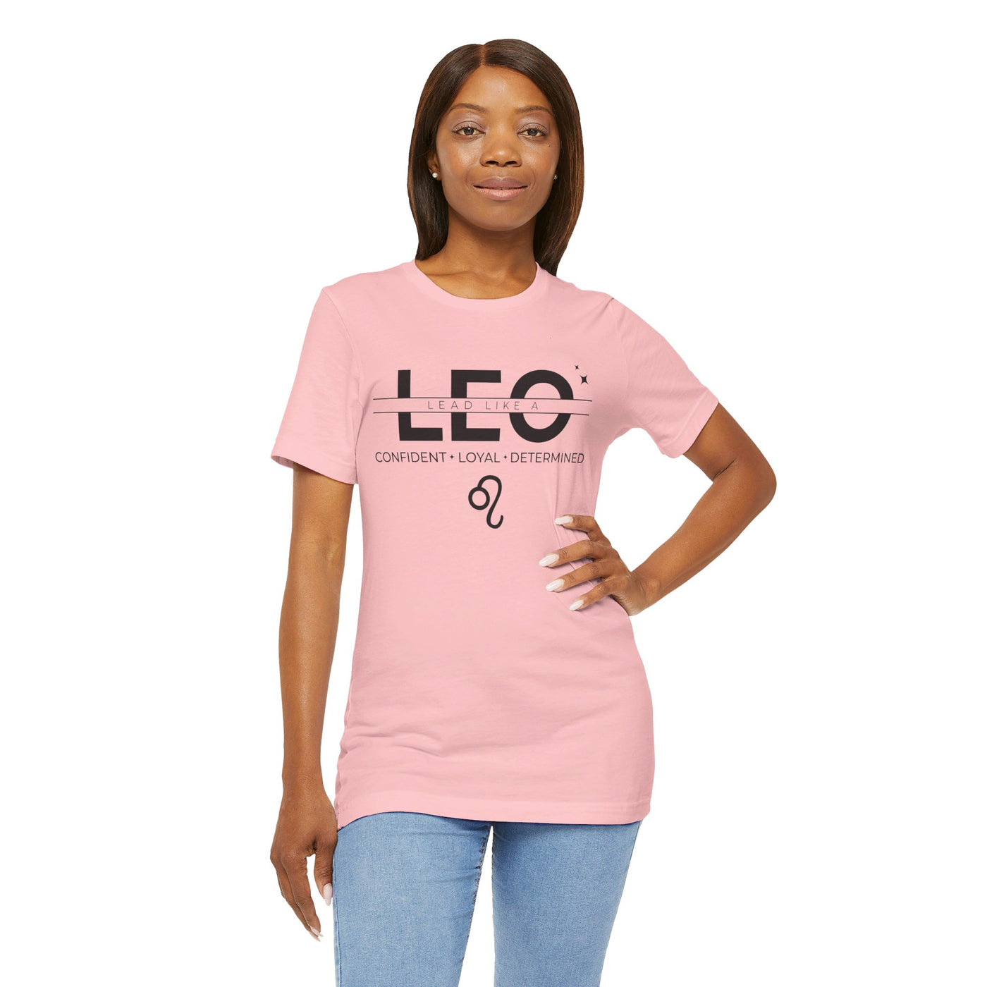 Lead Like a Leo #3 - Black on Heather Colors