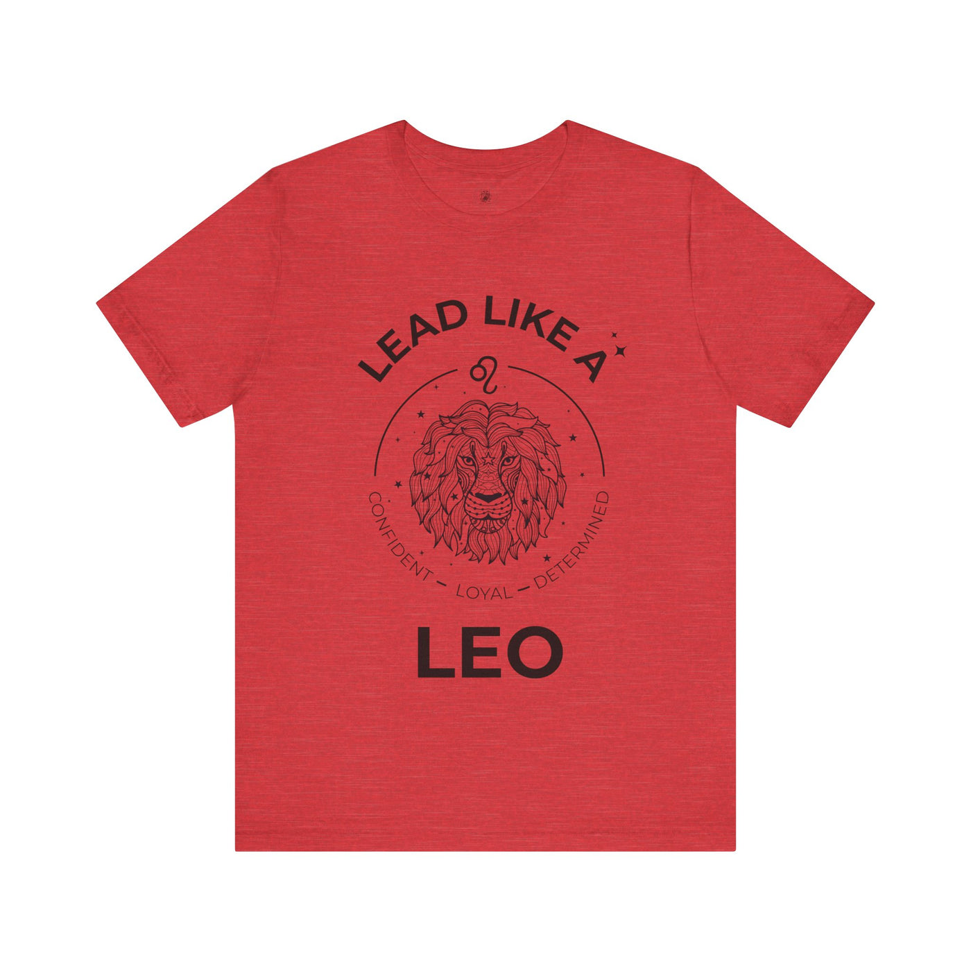 Lead Like a Leo #2 - Black on Heather Colors