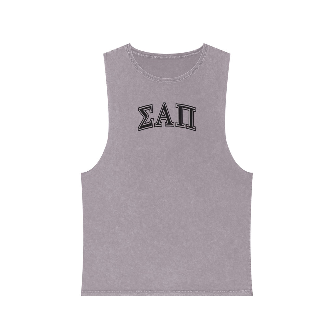 Sigma Alpha Pi Unisex Stonewash Tank Top