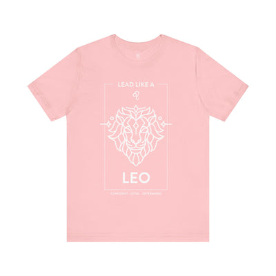 Lead Like a Leo #1 - White on Heather Colors