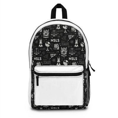 NSLS Pattern Backpack - Black on White Switch