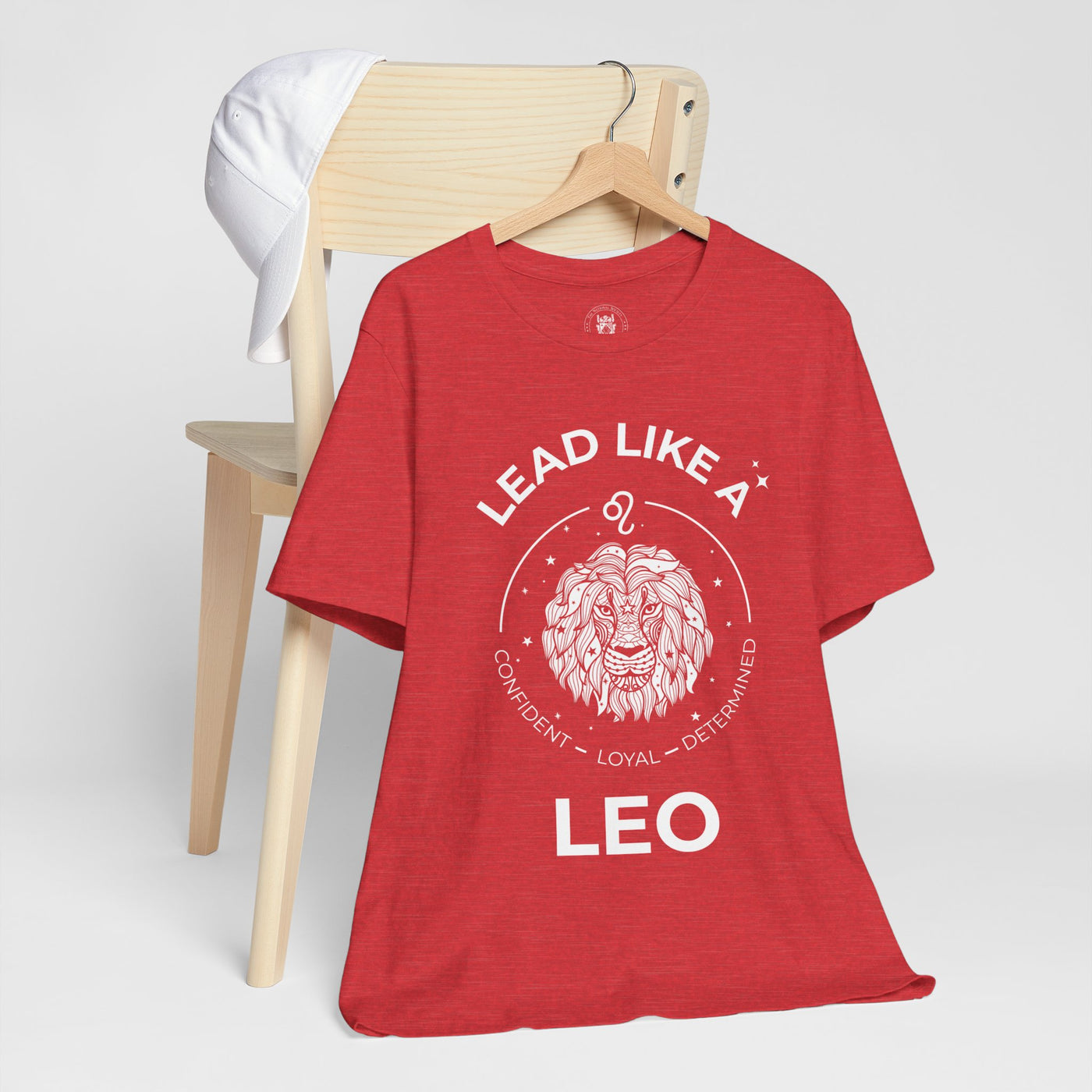 Lead Like a Leo #2 - White on Heather Colors