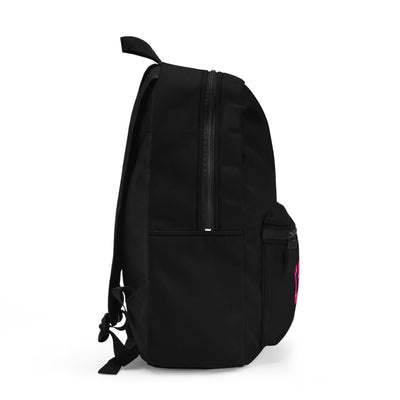 Sigma Alpha Pi Backpack - Pink on Black