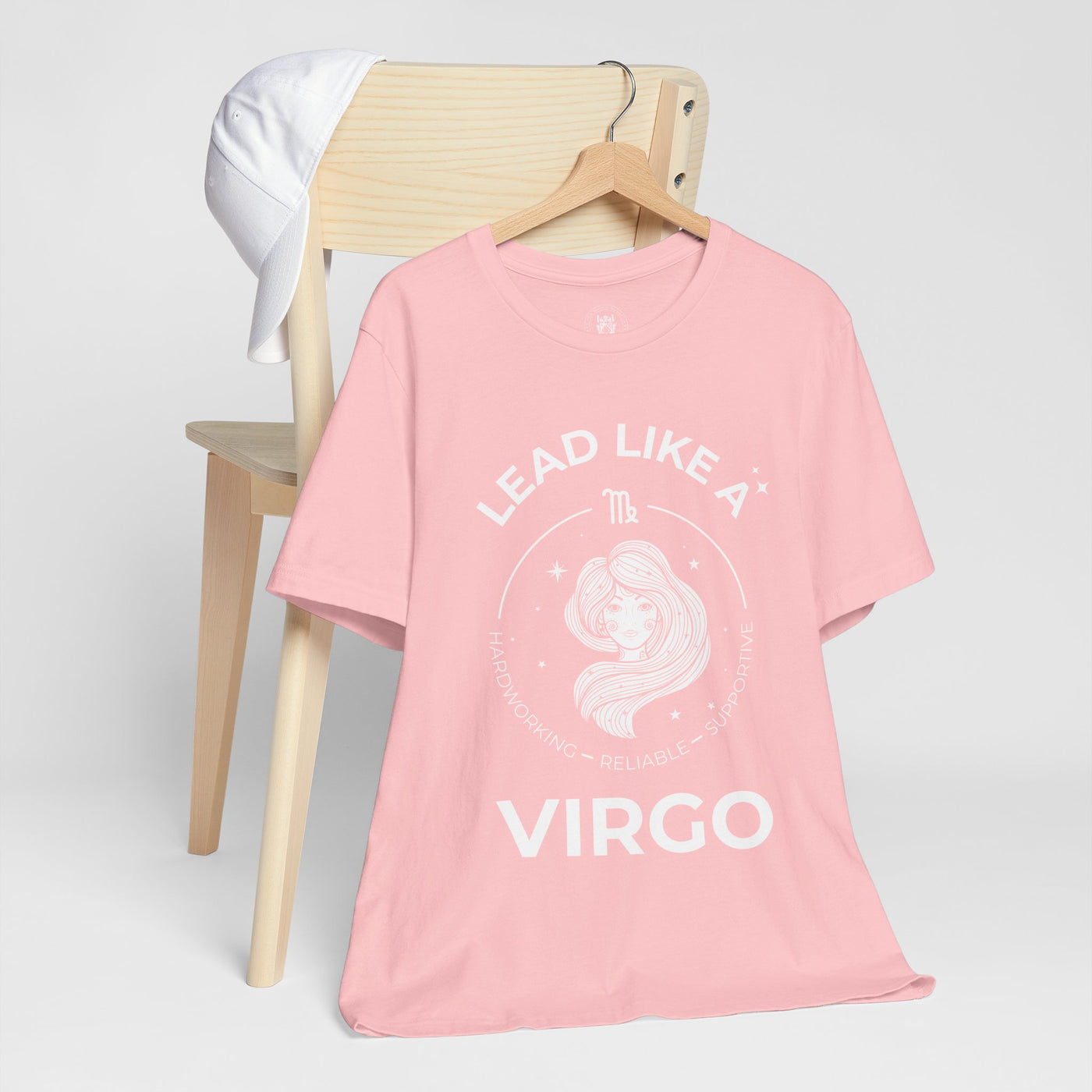 Lead Like a Virgo #2 - White on Heather Colors