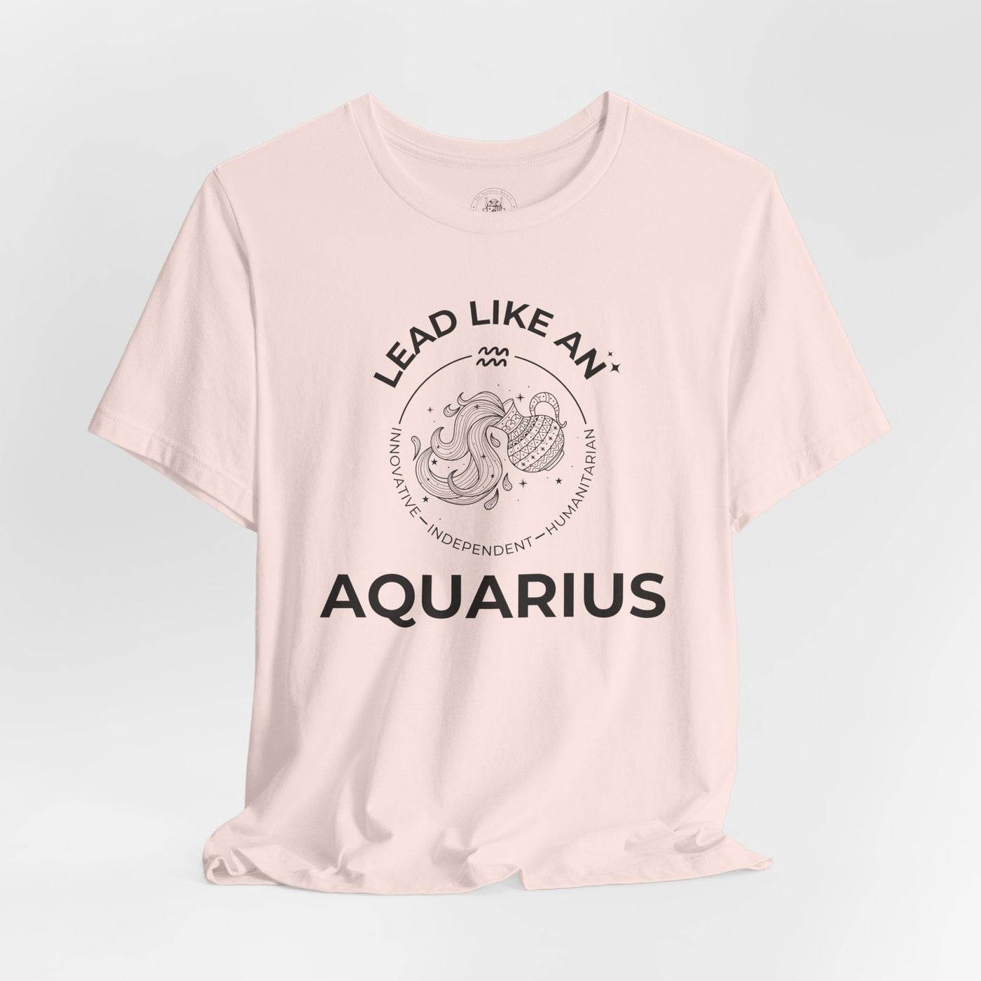 Lead Like an Aquarius #2 - Black on Heather Colors