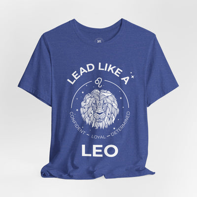 Lead Like a Leo #2 - White on Heather Colors