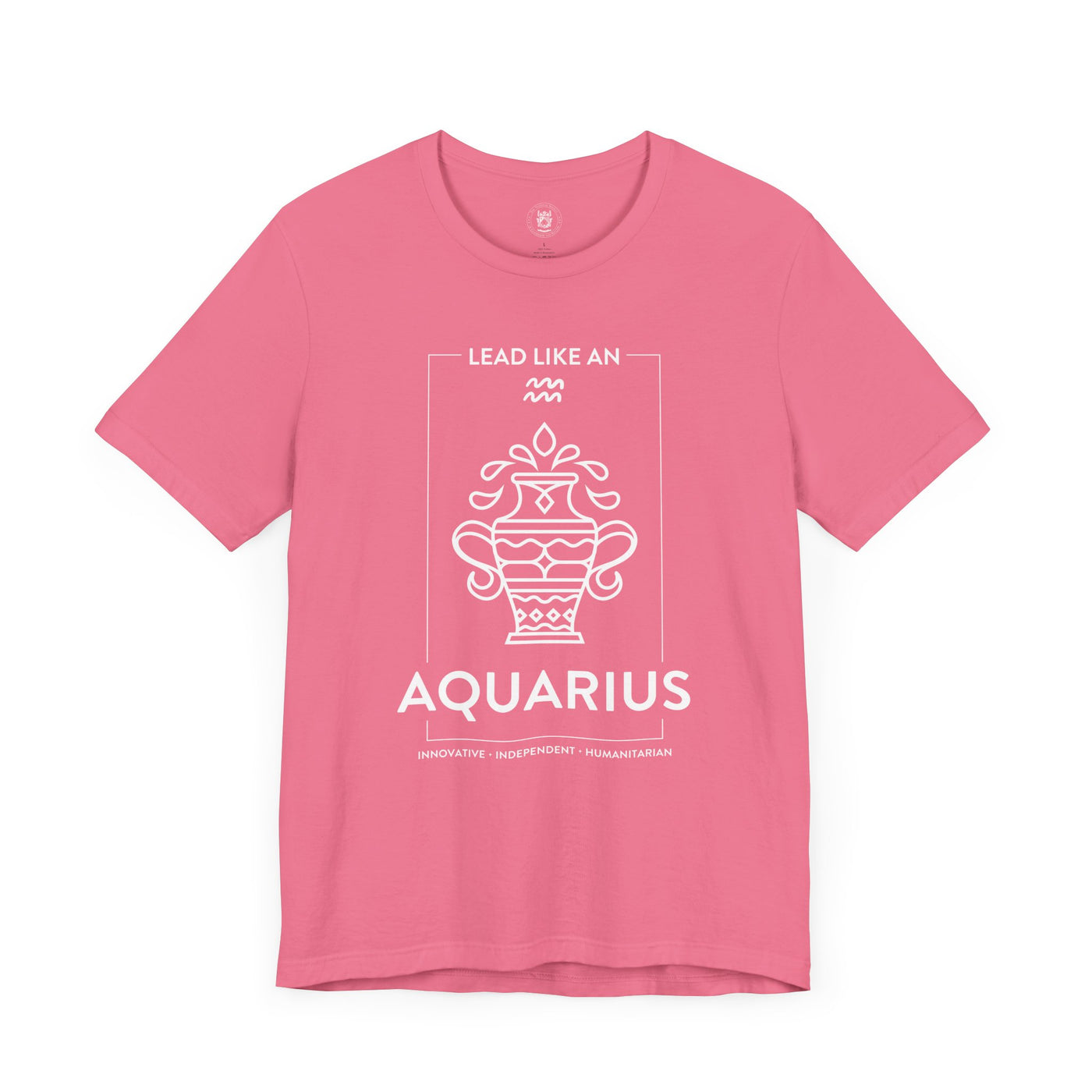 LEAD LIKE an Aquarius #1 - White on Heather Colors