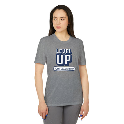 Level Up Your Leadership - adidas® Unisex Sport T-Shirt - Heather Colors