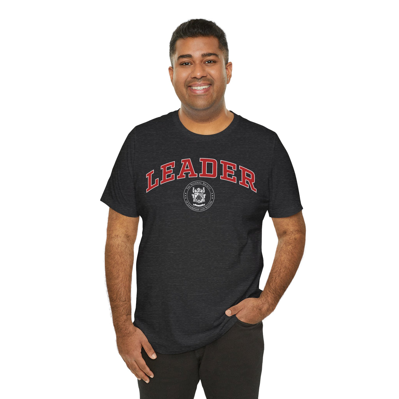 Leader T-Shirt - Red With NSLS Seal