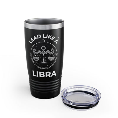 Lead Like a Libra #2 - Black Ringneck Tumbler, 20oz