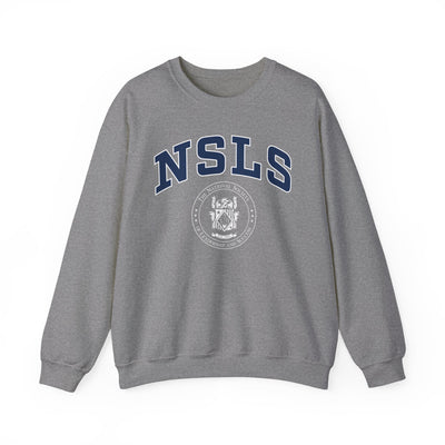 NSLS VINTAGE SEAL CREWNECK - Heather Grey