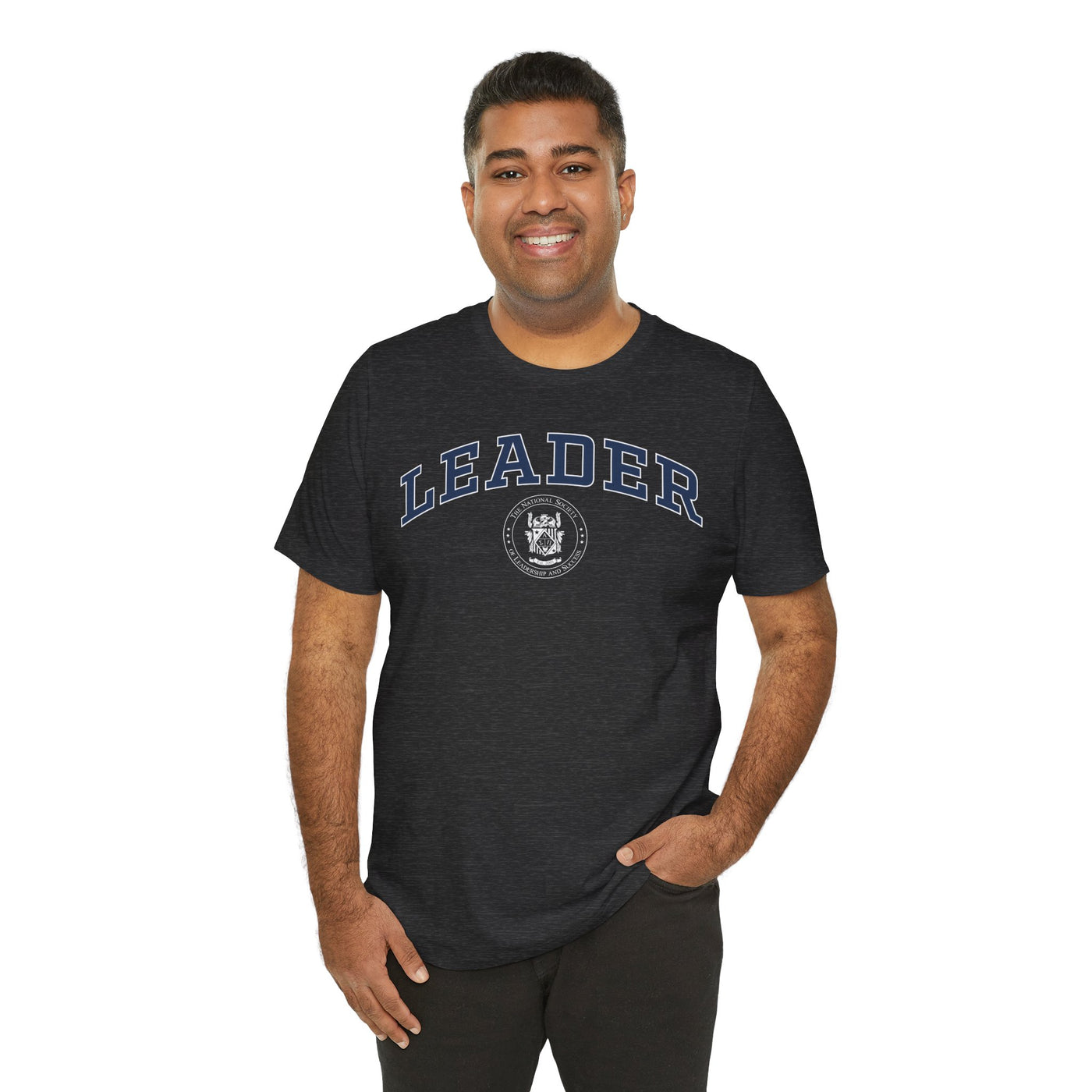 Leader T-Shirt - Blue With NSLS Seal