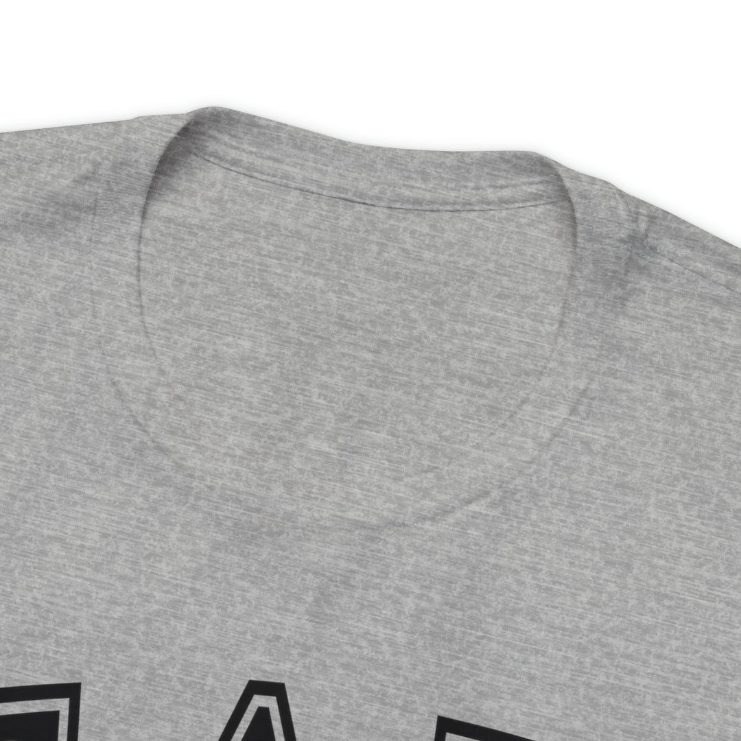 Sigma Alpha Pi Tee -  Black on Heather Grey