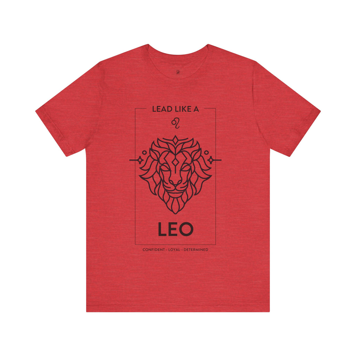 Lead Like a Leo #1 - Black on Heather Colors