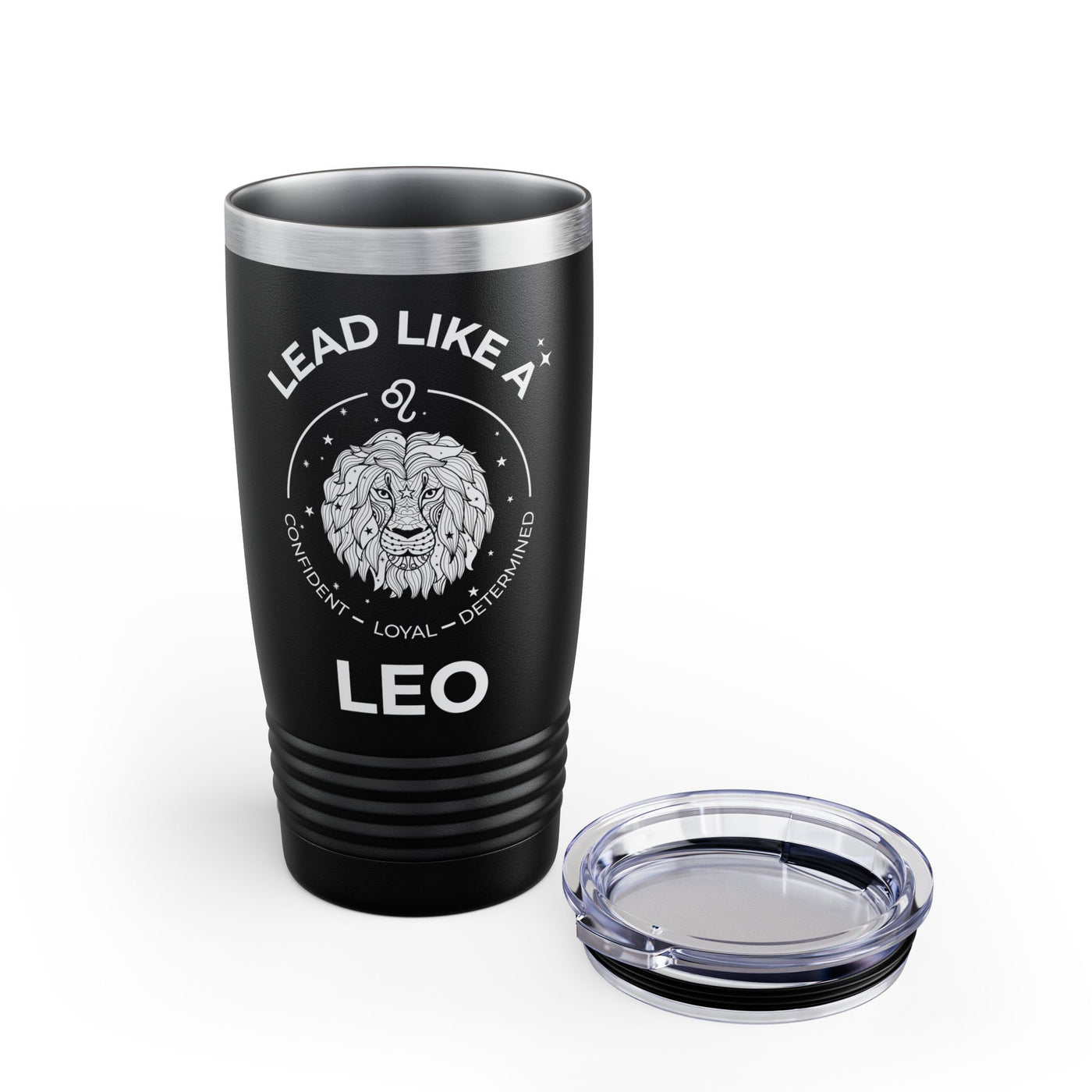 Lead Like a Leo #2 - Black Ringneck Tumbler, 20oz