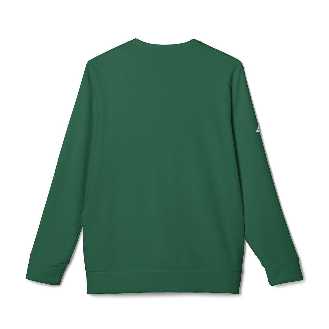 adidas® Unisex Fleece Crewneck Sweatshirt - White ΣΑΠ