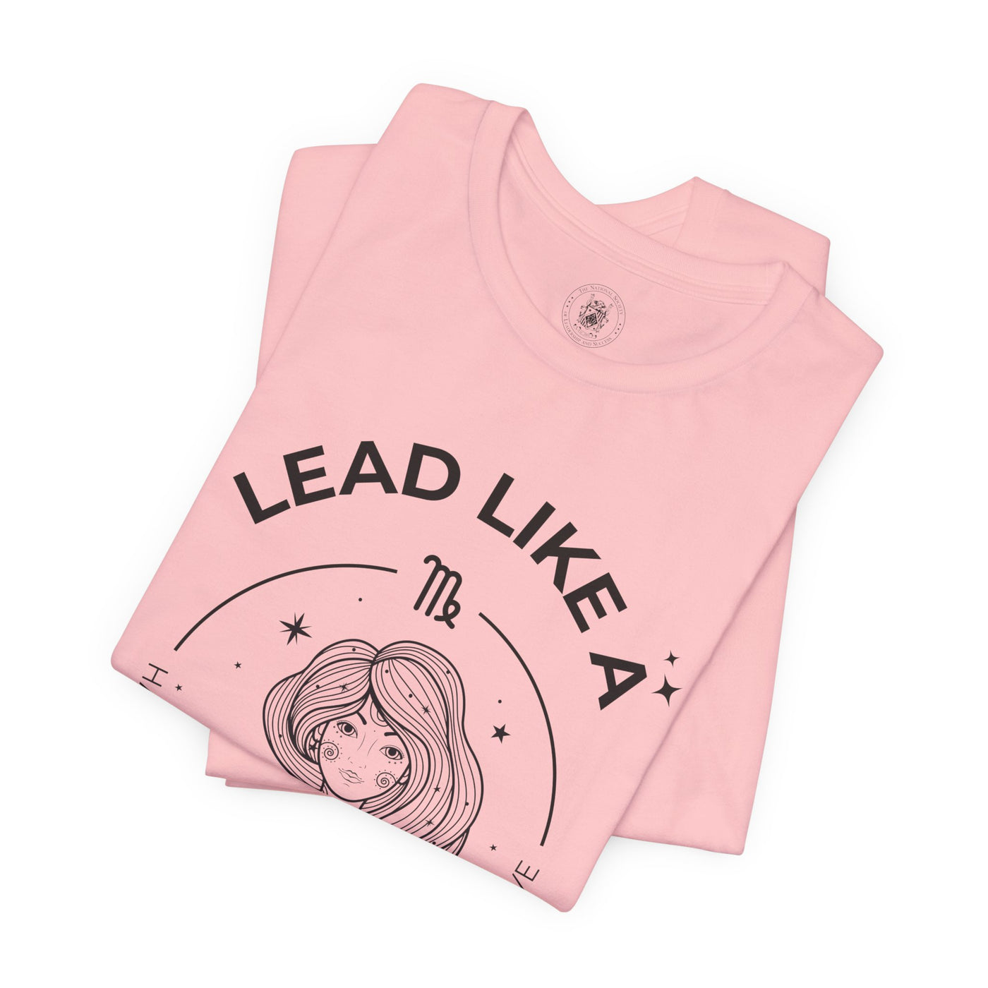 Lead Like a Virgo #2 - Black on Heather Colors