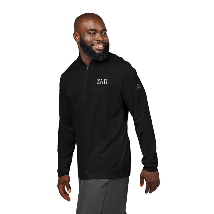 adidas® Embroidered Quarter-Zip Pullover - ΣΑΠ