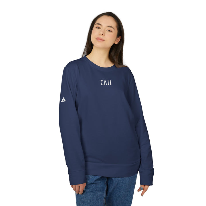 adidas® Unisex Fleece Crewneck Sweatshirt - White ΣΑΠ