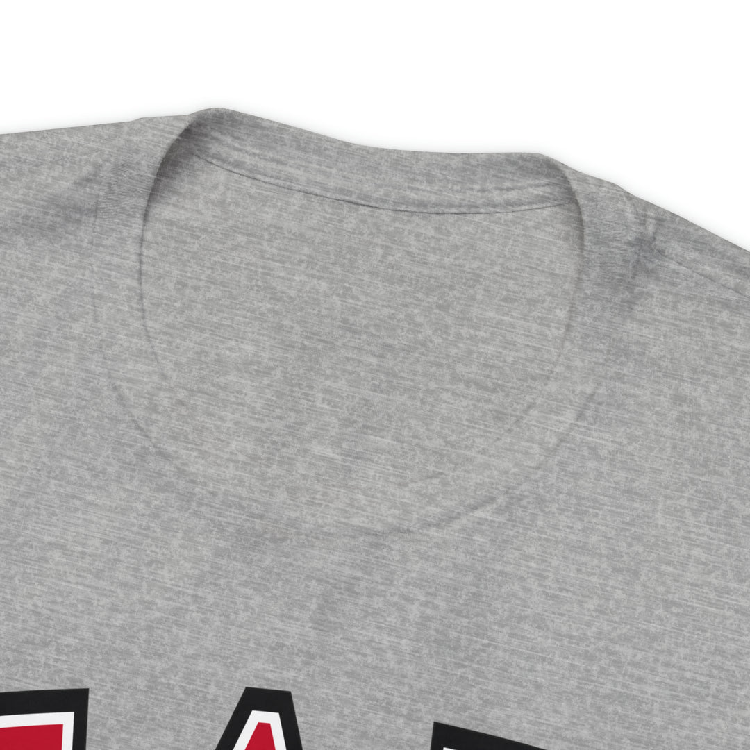 Sigma Alpha Pi Tee - Red on Heather Grey